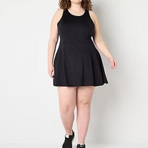 NWT Xersion black sleeveless Tennis dress size 2XL